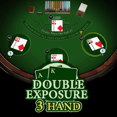 Blackjack Double Exposure 3 Hand
